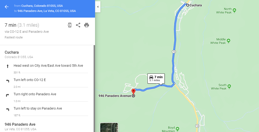 Directions to Properties